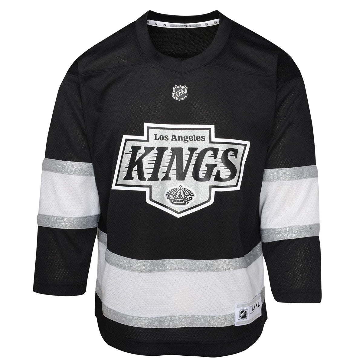 Youth Los Angeles Kings Black Home Replica Jersey