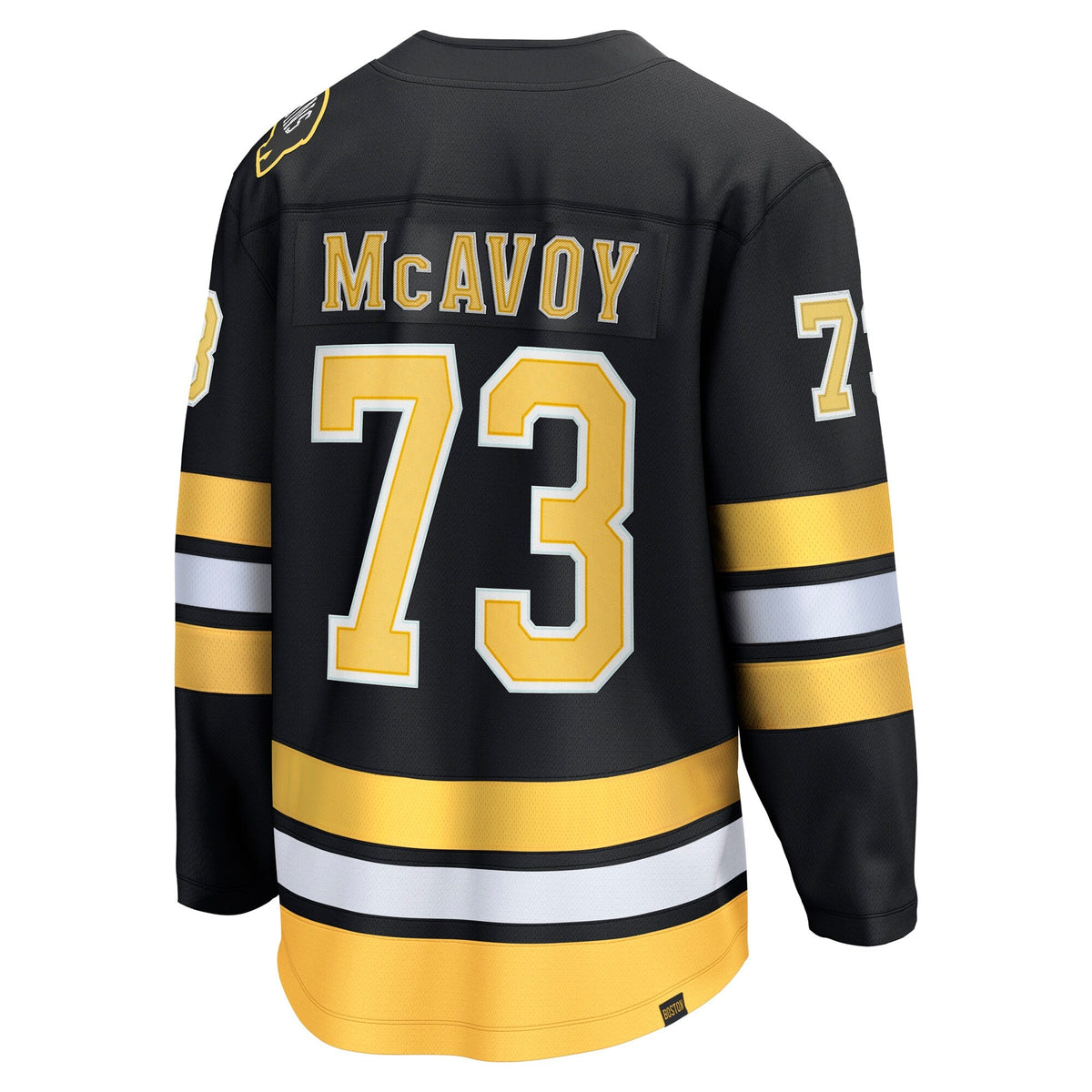 Men's Boston Bruins Charlie McAvoy Fanatics Black Home Breakaway Player Jersey