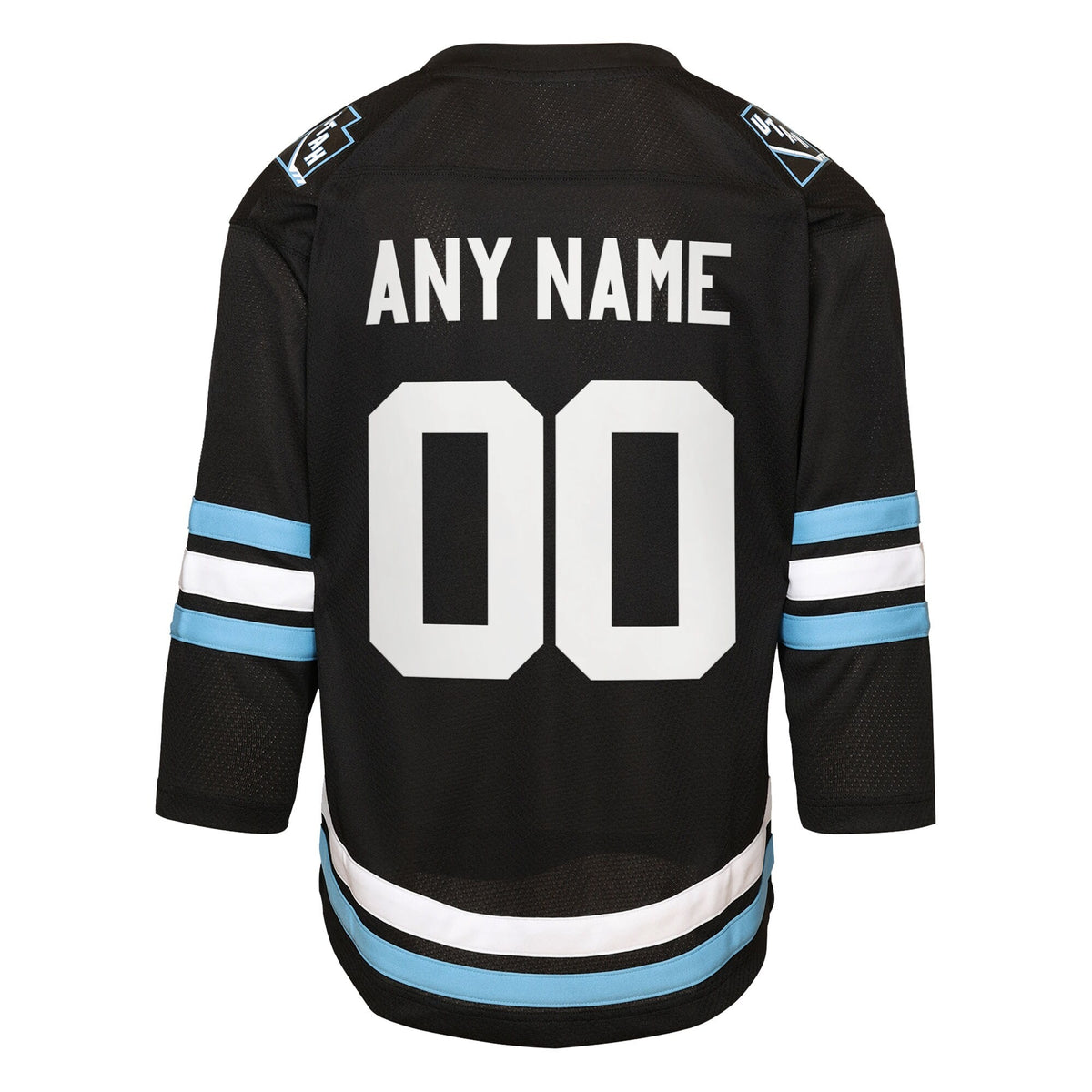 Youth Utah Mammoth Black Home Replica Custom Jersey