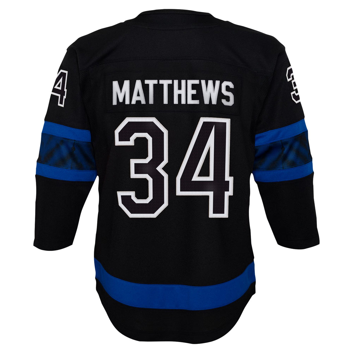 Youth Toronto Maple Leafs Auston Matthews Black Alternate Premier Player Jersey