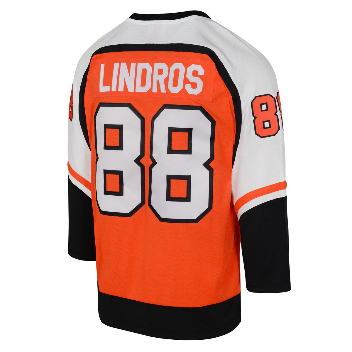 Youth Philadelphia Flyers Eric Lindros Mitchell & Ness Orange 1996_97 Power Play 2.0 Player Jersey with Captain Patch