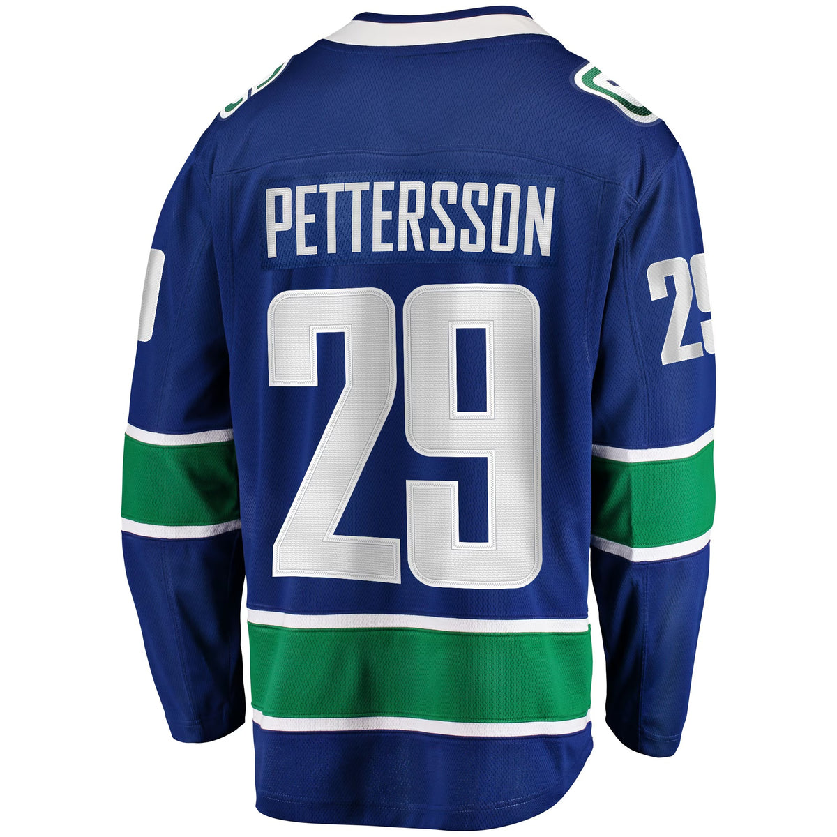Men's Vancouver Canucks Marcus Pettersson Fanatics Blue Home Breakaway Jersey