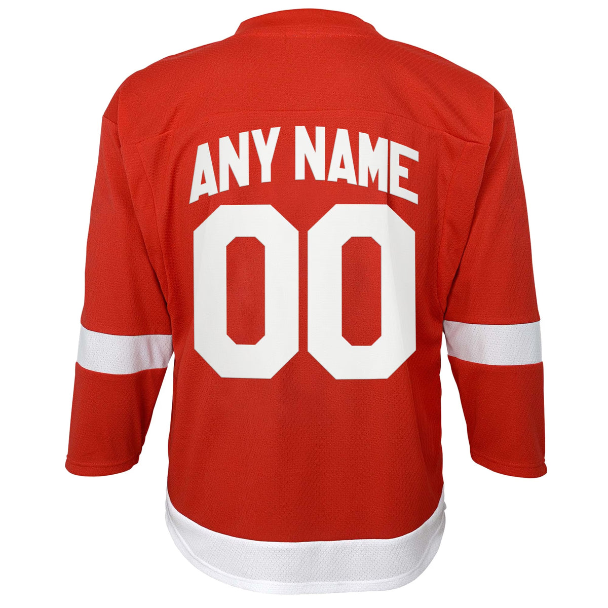 Youth Detroit Red Wings Red Home Replica Custom Jersey