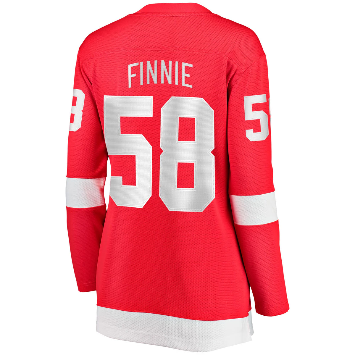 Women's Detroit Red Wings Emmitt Finnie Fanatics Red Home Breakaway Jersey
