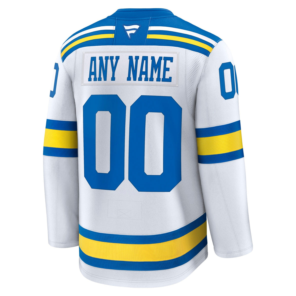 Men's St. Louis Blues Fanatics White Away Premium Custom Jersey