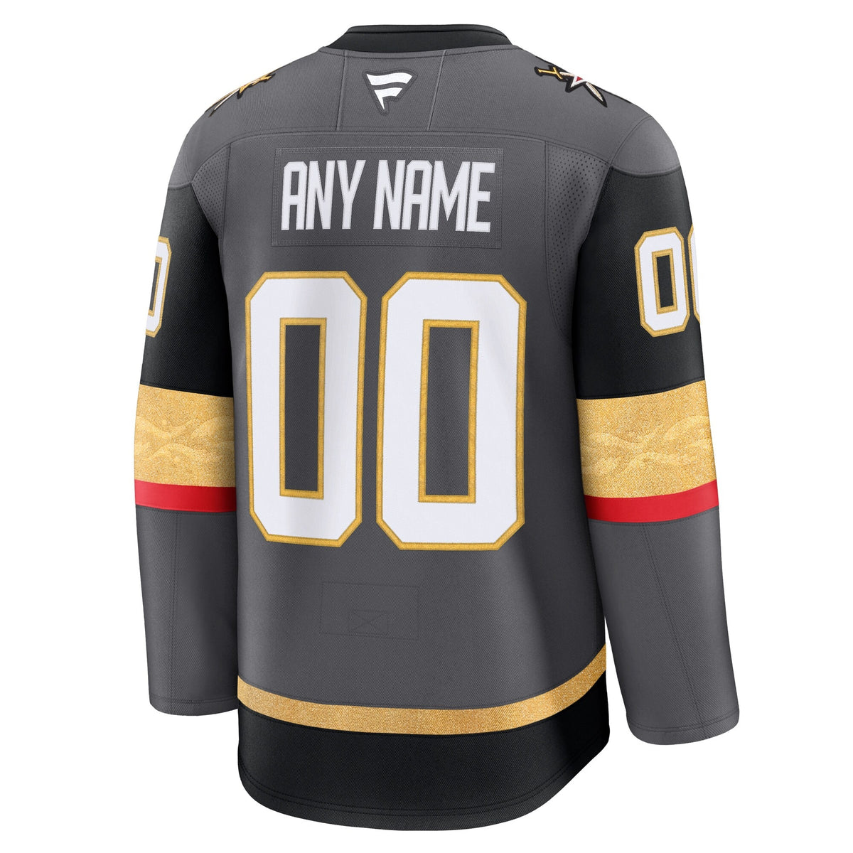 Men's Vegas Golden Knights Fanatics Gray Alternate Premium Custom Jersey