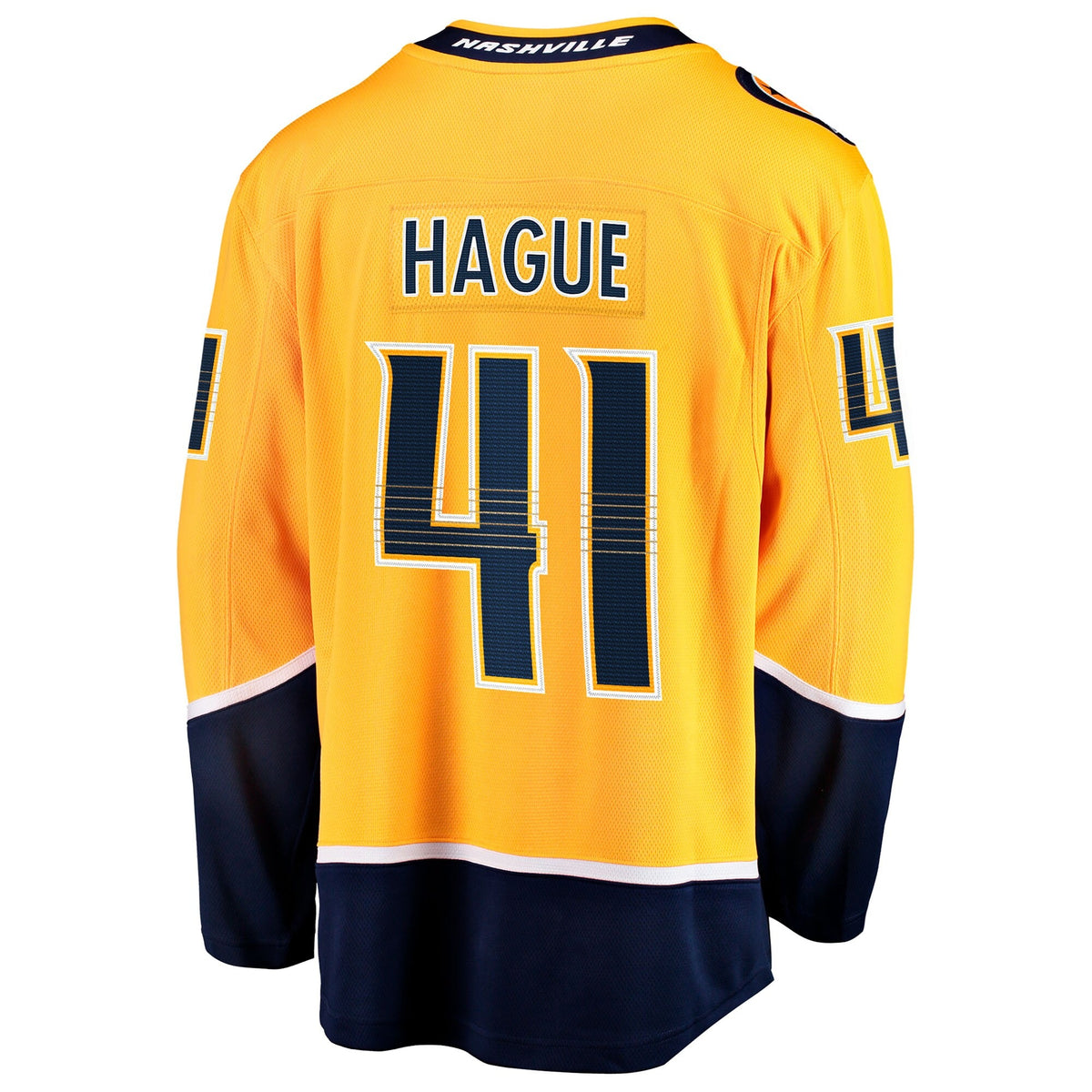 Men's Nashville Predators Nicolas Hague Fanatics Gold Home Breakaway Jersey