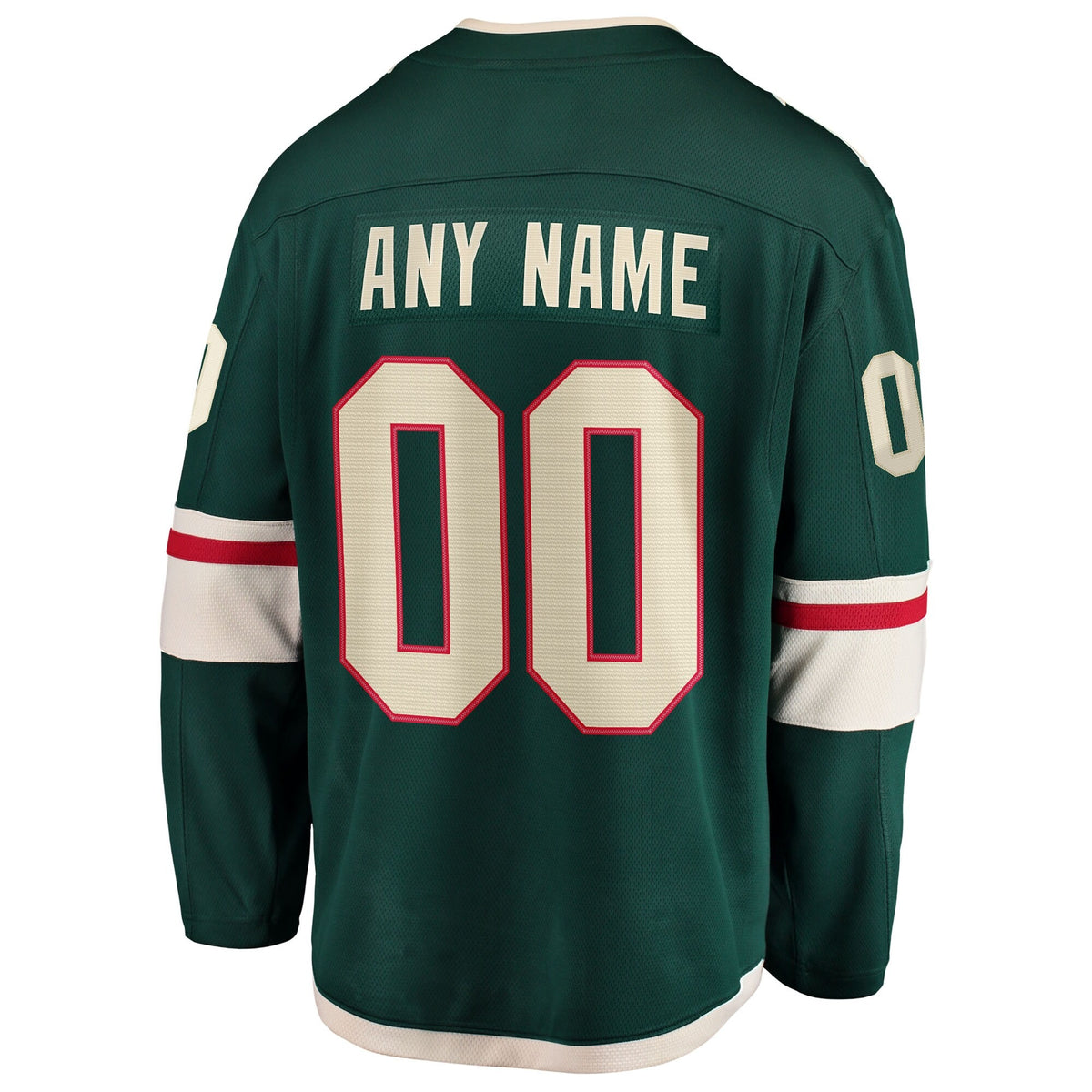 Men's Minnesota Wild Fanatics Green Home Breakaway Custom Jersey