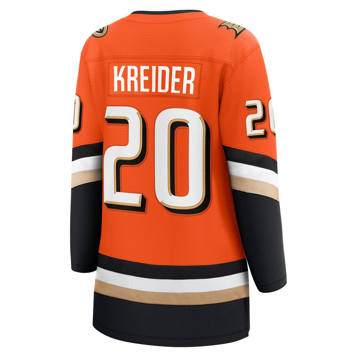 Women's Anaheim Ducks Chris Kreider Fanatics Orange Home Breakaway Player Jersey