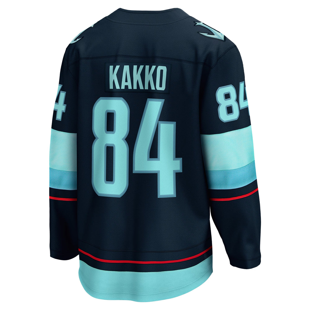 Men's Seattle Kraken Kaapo Kakko Fanatics Deep Sea Blue Home Breakaway Player Jersey