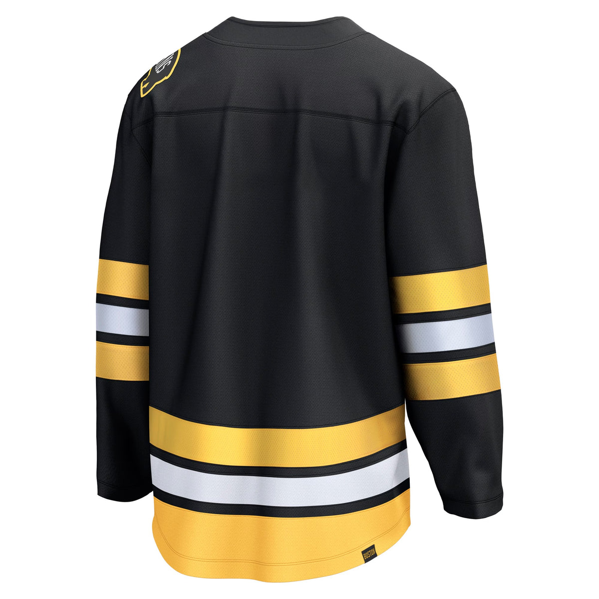 Men's Boston Bruins Fanatics Black Anniversary Home Breakaway Jersey