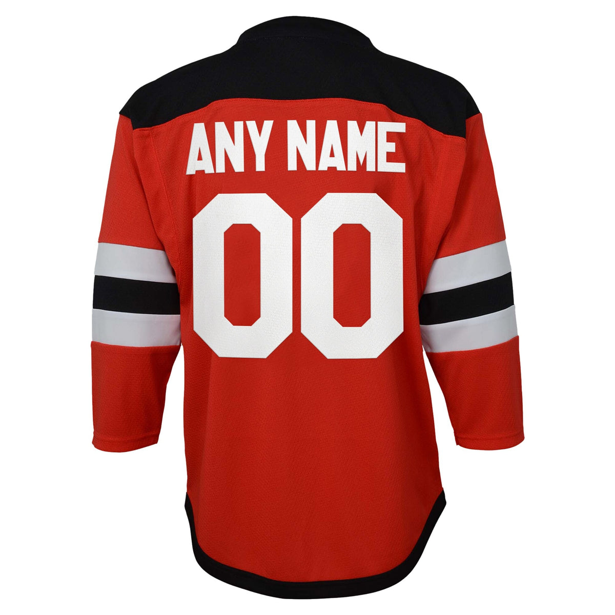 Youth New Jersey Devils Red Replica Custom Jersey
