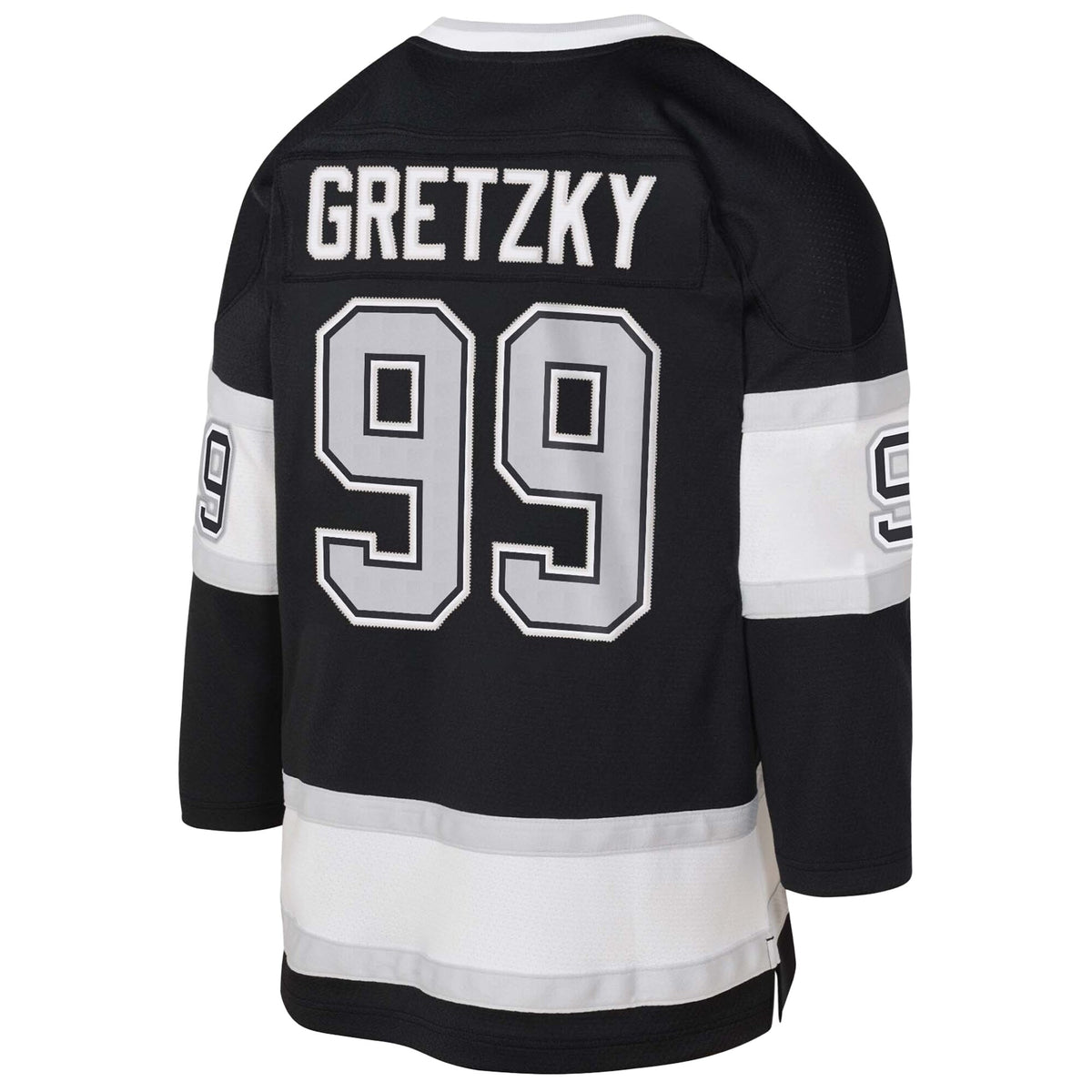 Youth Los Angeles Kings Wayne Gretzky Mitchell & Ness Black 1992_93 Captain Patch Power Play Player Jersey