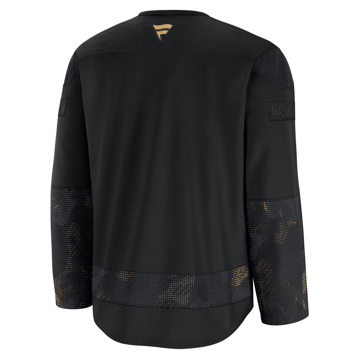 Men's Nashville Predators Fanatics Black 2024 Military Appreciation Practice Jersey