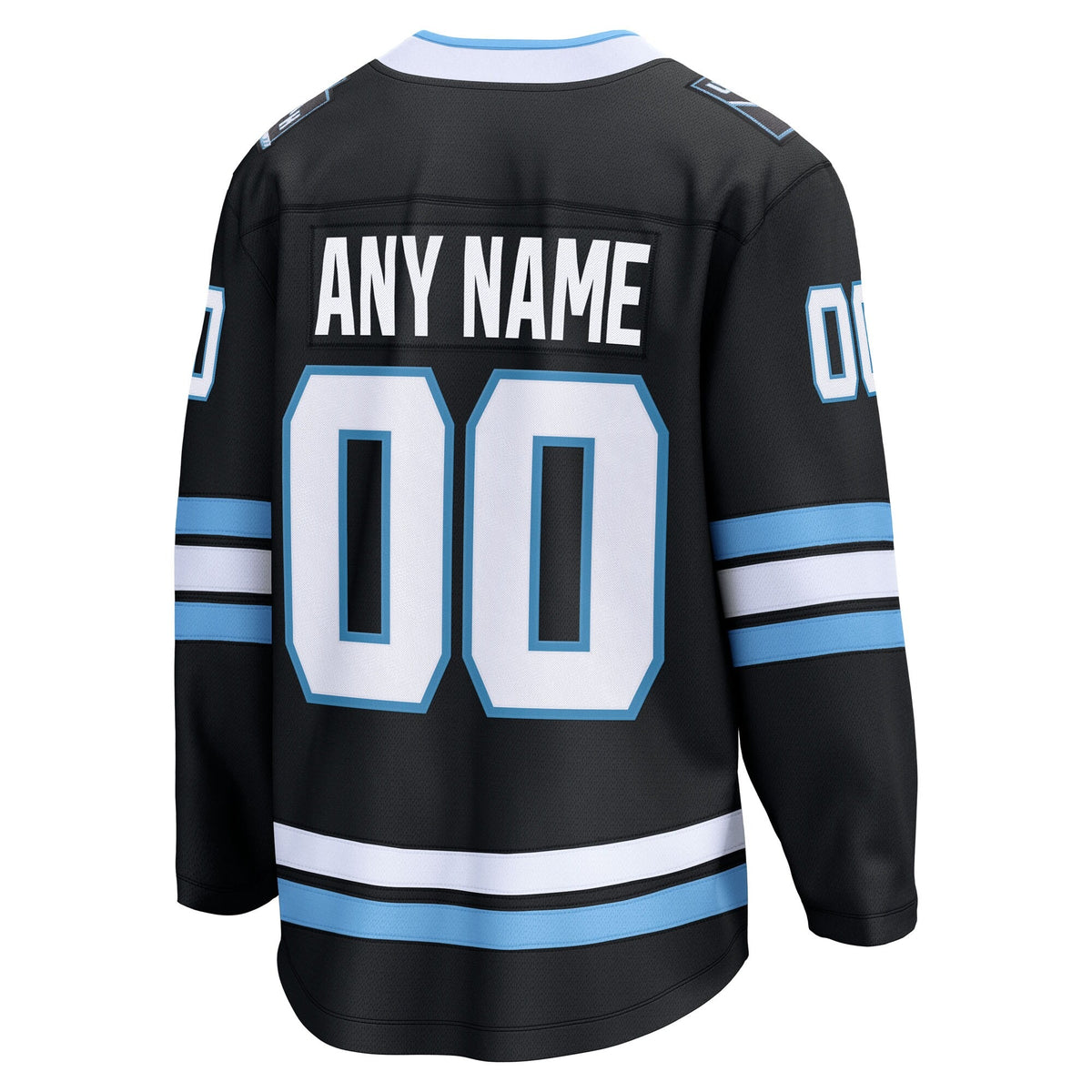 Men's Utah Mammoth Fanatics Black Home Breakaway Custom Jersey