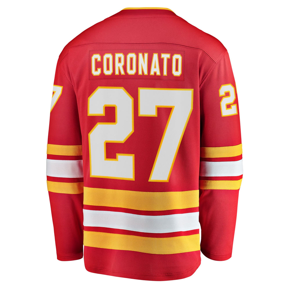 Men's Calgary Flames Matt Coronato Fanatics Red Home Breakaway Jersey