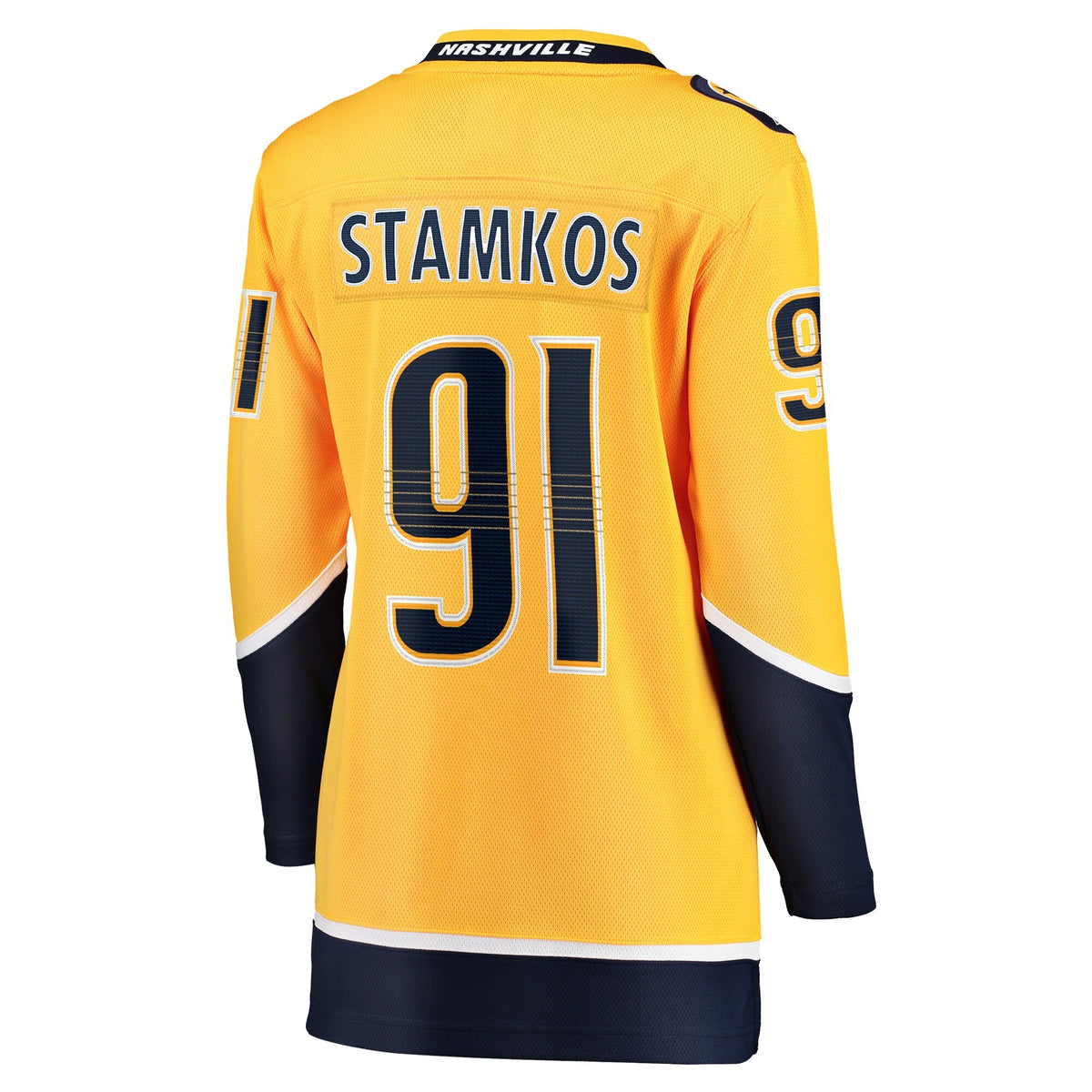 Women's Nashville Predators Steven Stamkos Fanatics Gold Home Premier Breakaway Player Jersey Breakaway Jersey