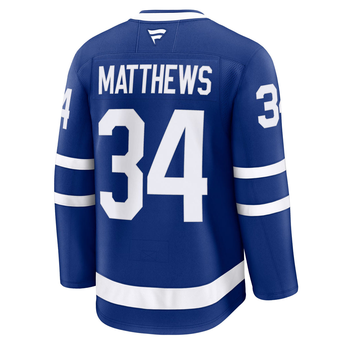 Men's Toronto Maple Leafs Auston Matthews Fanatics Blue Captain Patch Home Premium Jersey