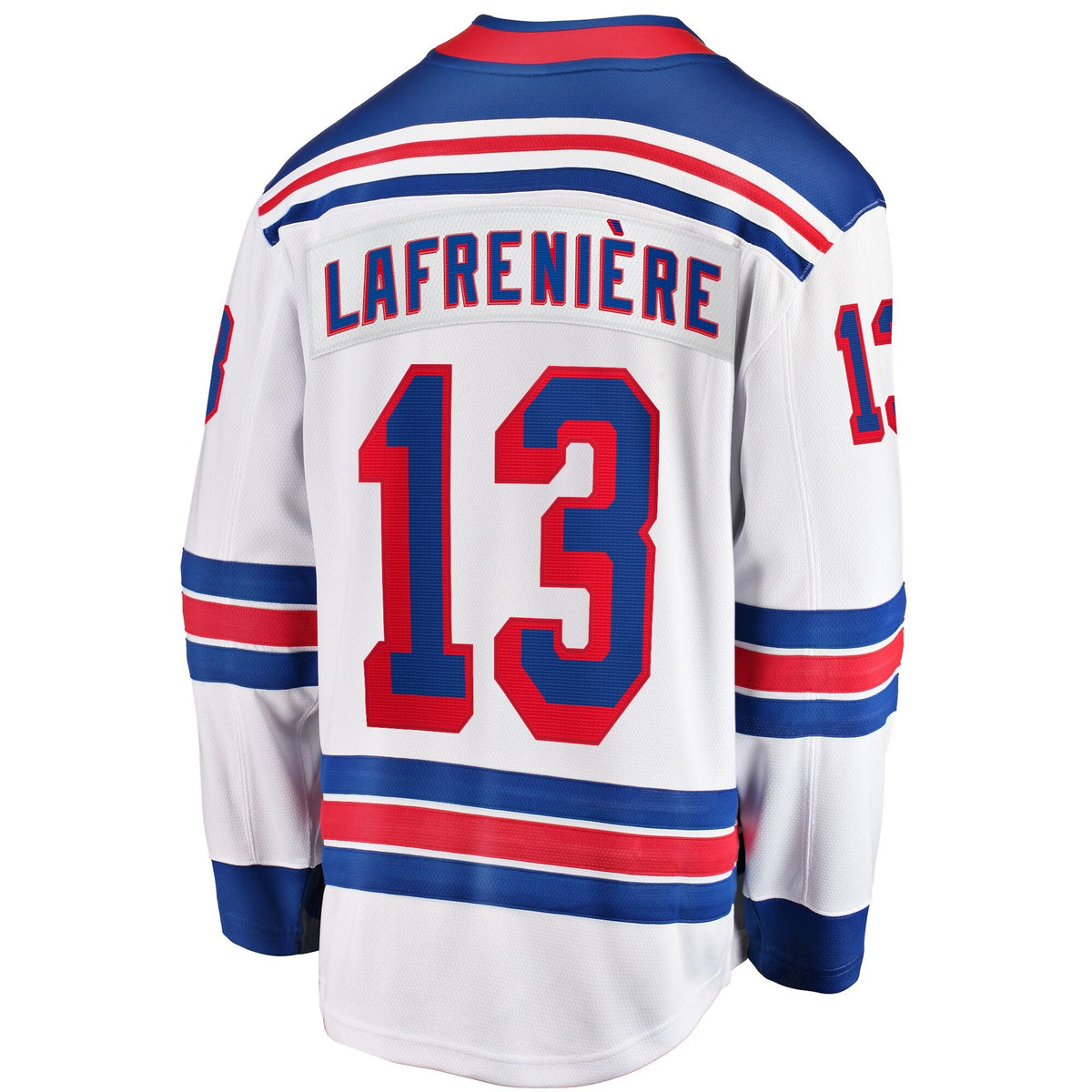 Men's New York Rangers Alexis Lafreniere Fanatics White Breakaway Jersey