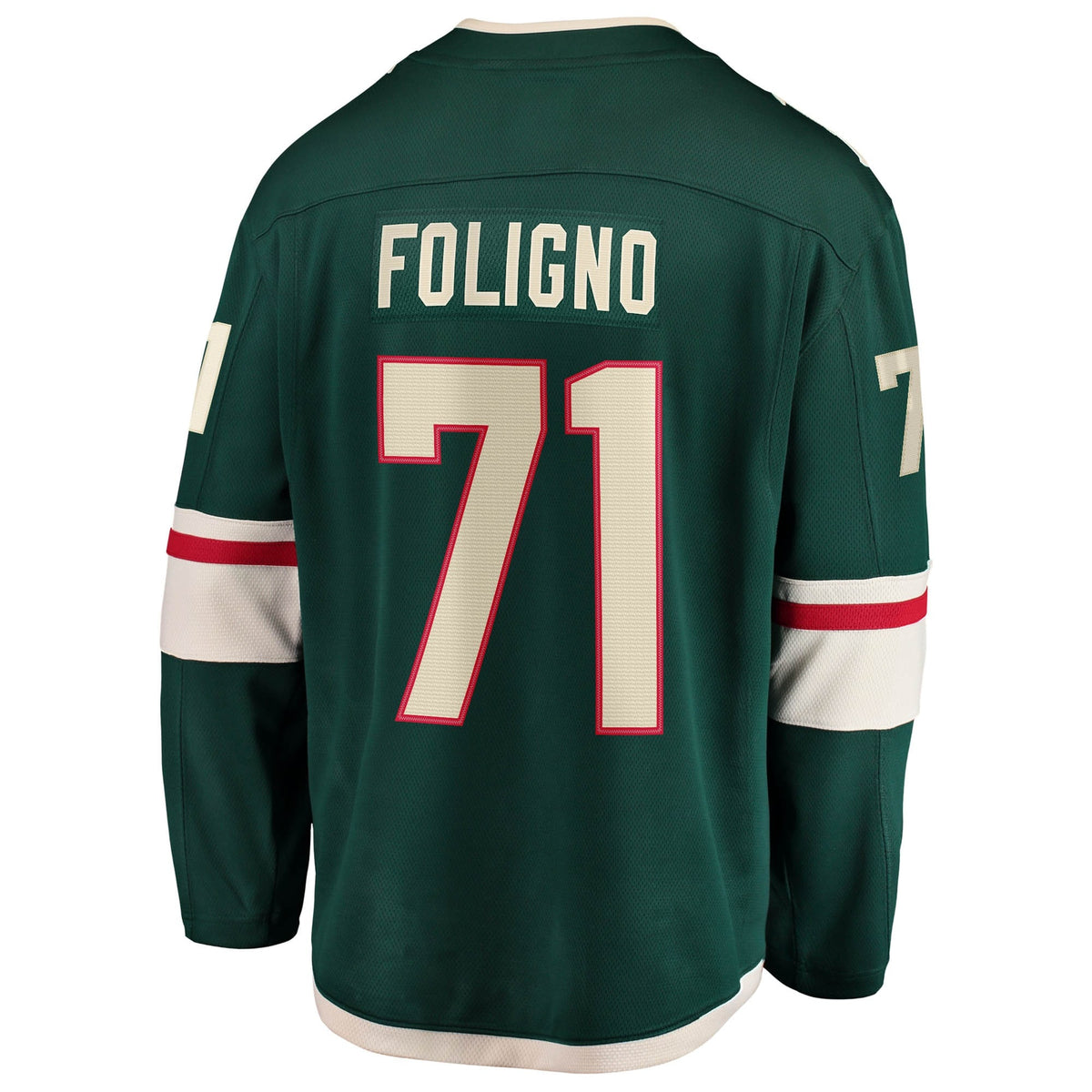 Men's Minnesota Wild Nick Foligno Fanatics Green Home Breakaway Jersey