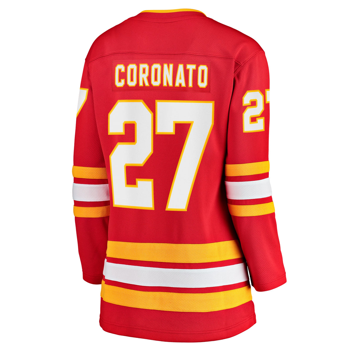 Women's Calgary Flames Matt Coronato Fanatics Red Home Breakaway Jersey
