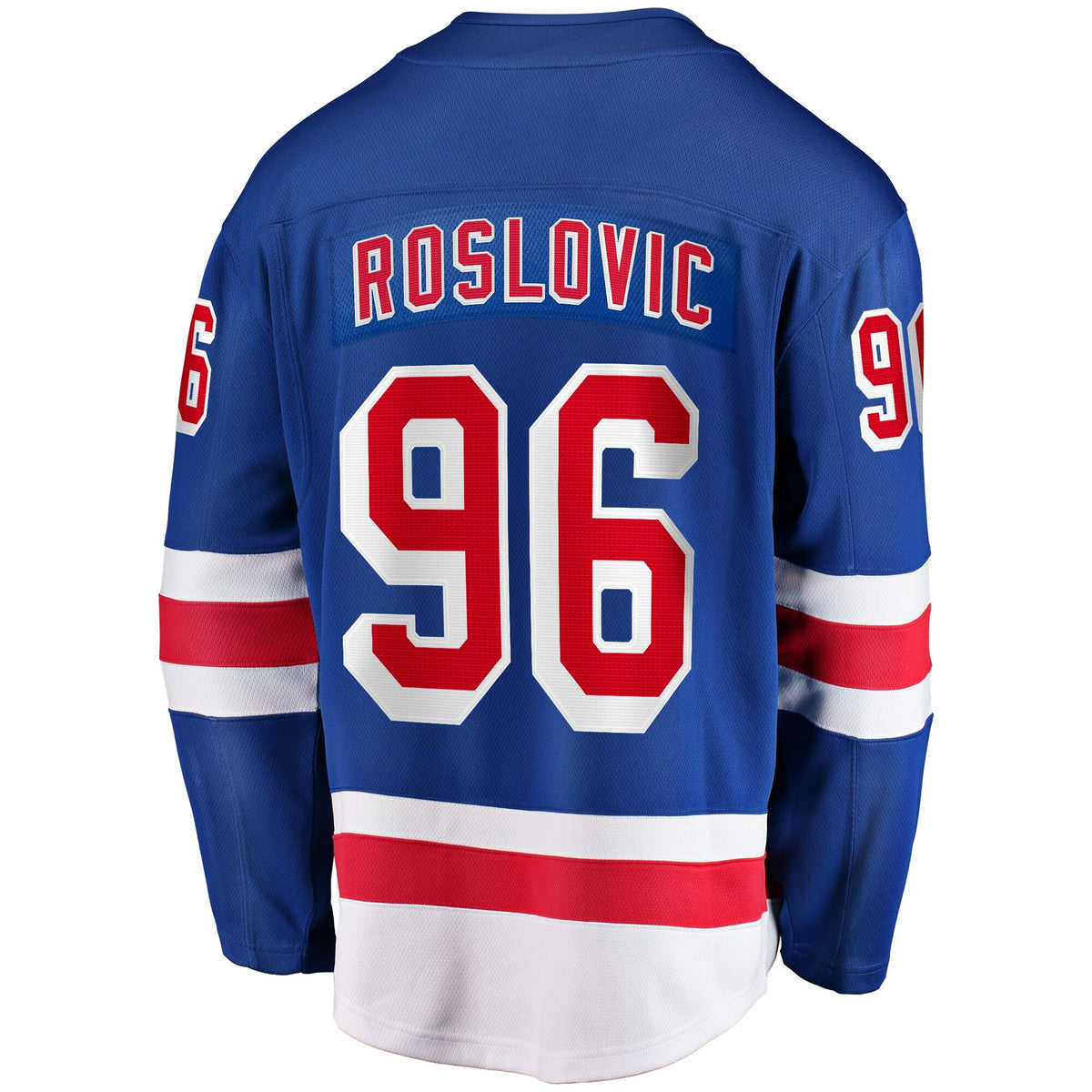 Men's New York Rangers Jack Roslovic Fanatics Blue Home Premier Breakaway Player Jersey
