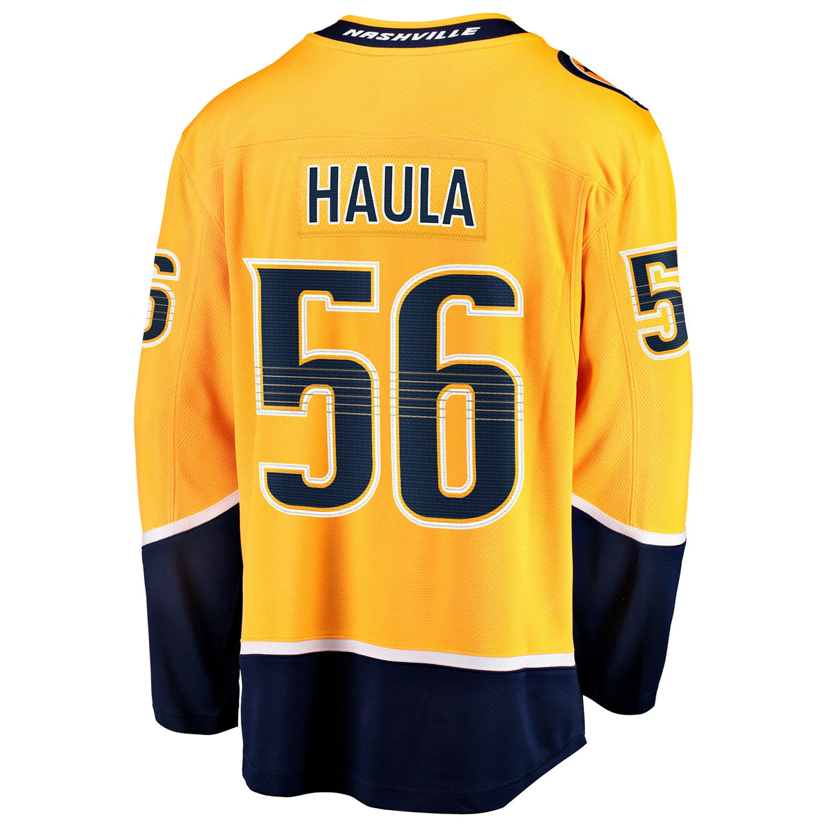 Men's Nashville Predators Erik Haula Fanatics Gold Home Breakaway Jersey