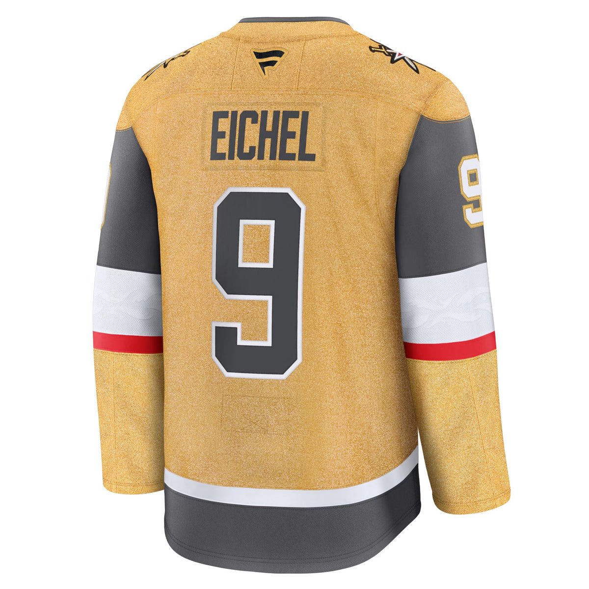 Men's Vegas Golden Knights Jack Eichel Fanatics Gold Home Premium Jersey