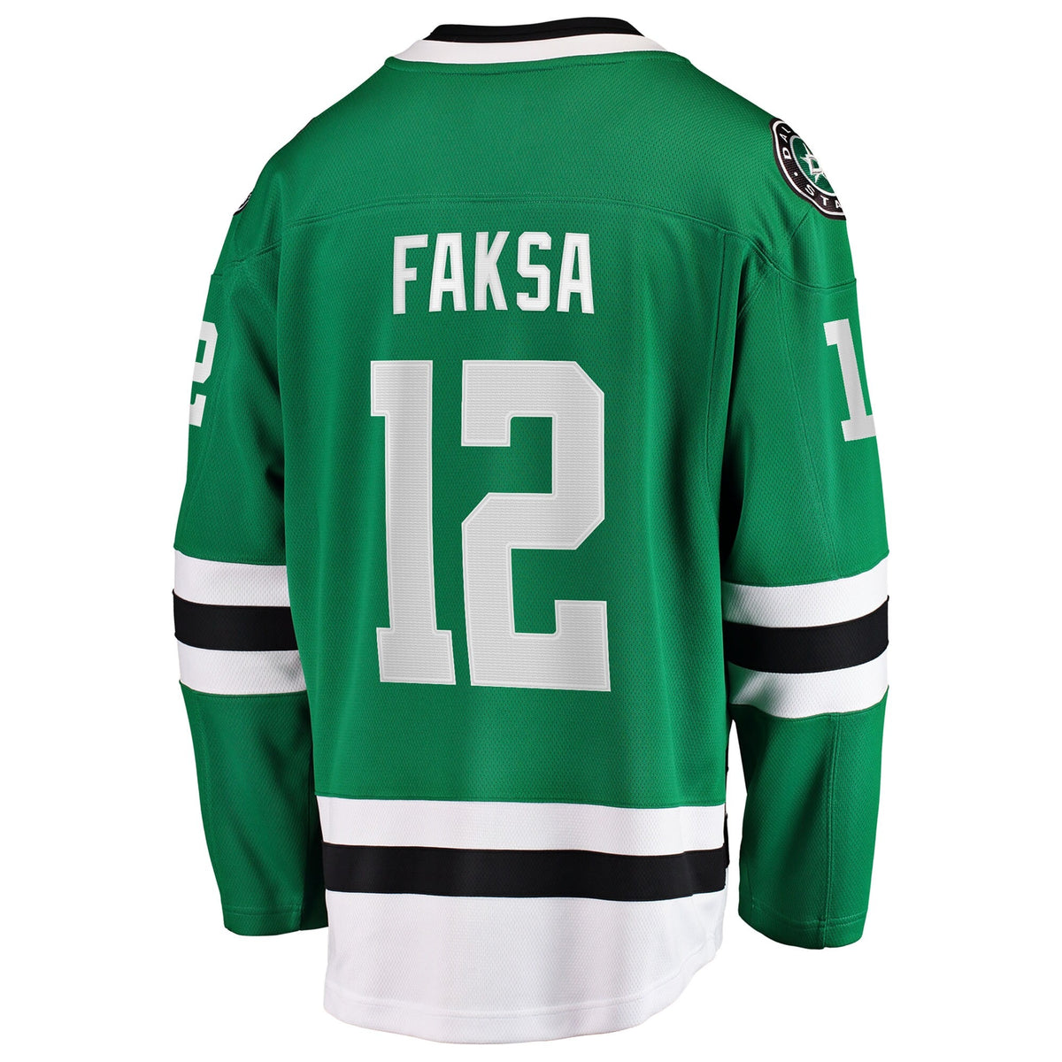 Men's Dallas Stars Radek Faksa Fanatics Kelly Green Home Breakaway Jersey