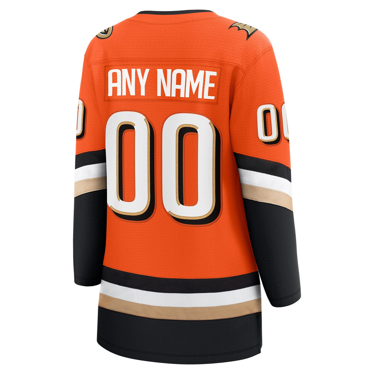 Women's Anaheim Ducks Fanatics Orange Home Breakaway Custom Jersey