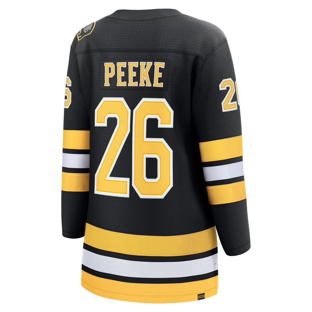 Women's Boston Bruins Andrew Peeke Fanatics Black Home Breakaway Player Jersey
