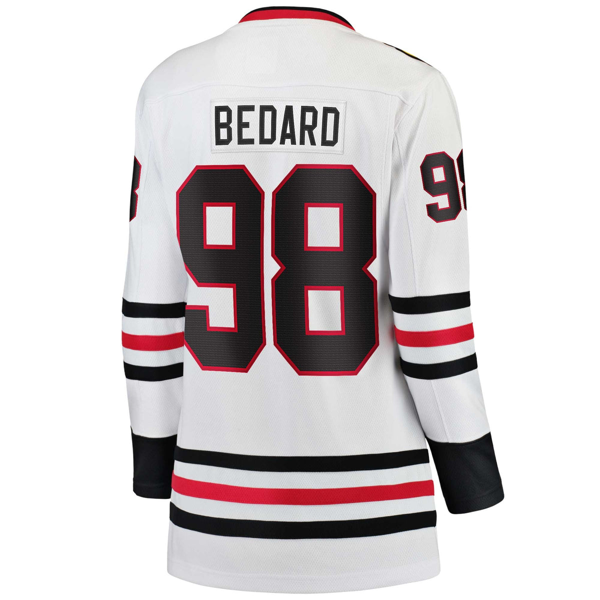 Women's Chicago Blackhawks Connor Bedard Fanatics White Away Breakaway Jersey