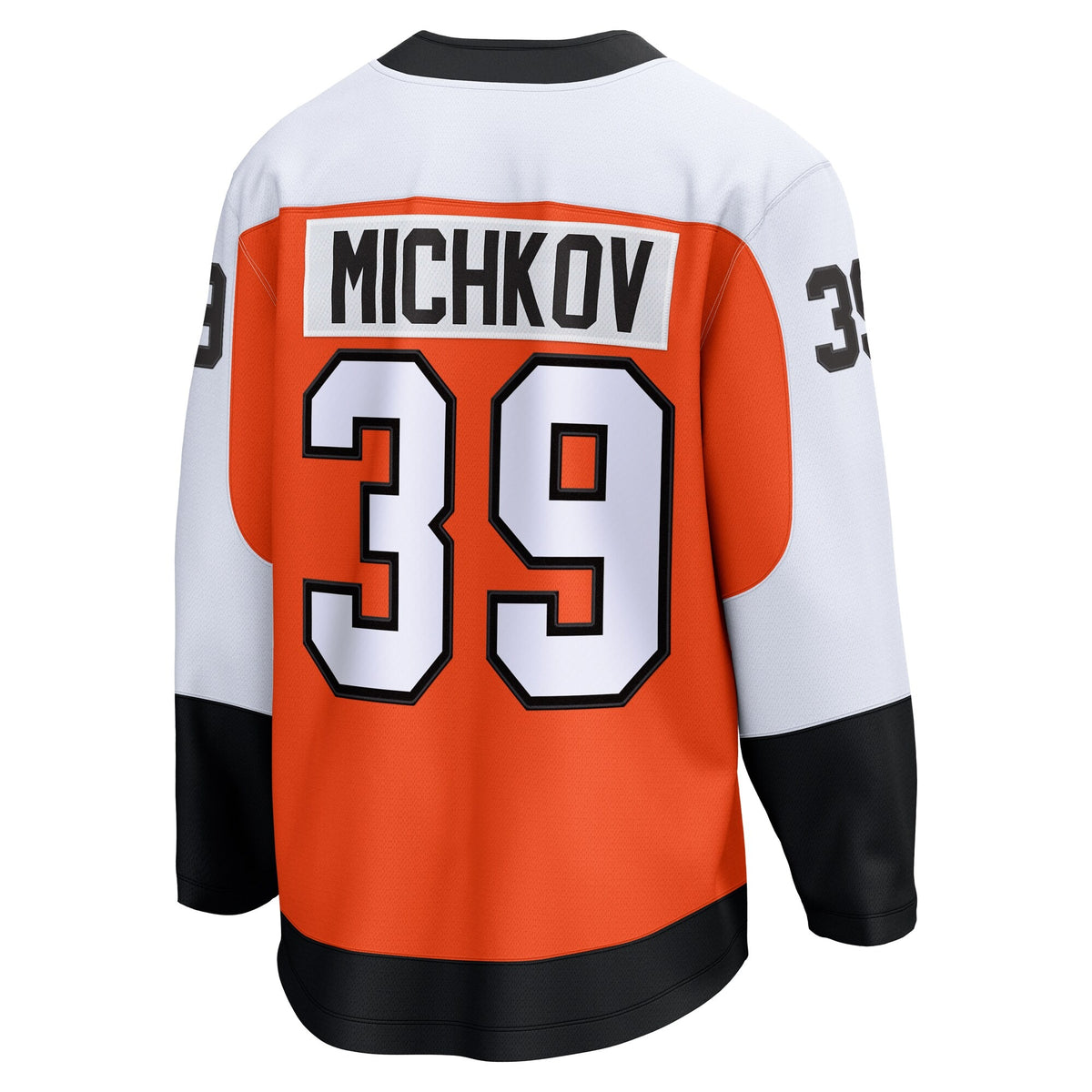 Men's Philadelphia Flyers Matvei Michkov Fanatics Orange Home Premier Breakaway Player Jersey
