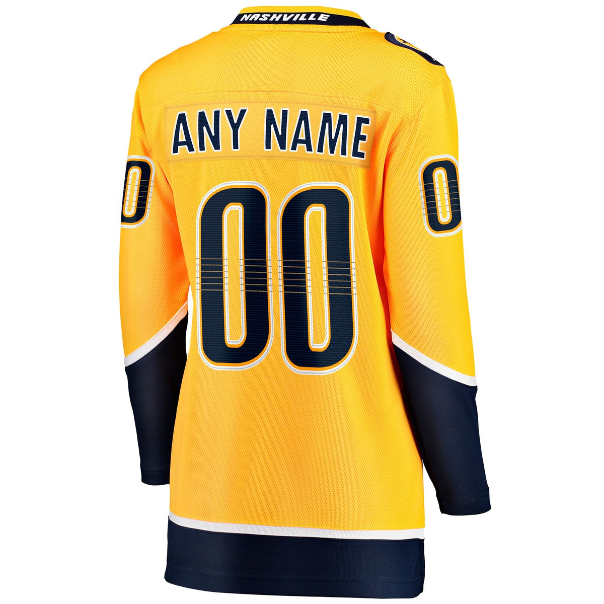 Women's Nashville Predators Fanatics Yellow Home Breakaway Custom Jersey