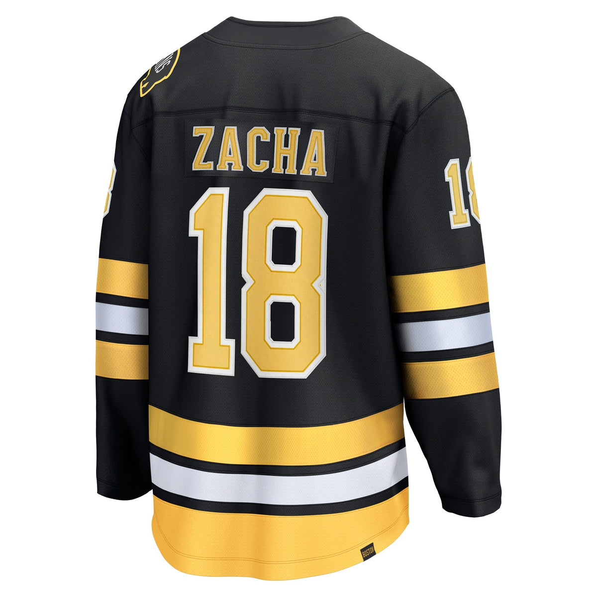 Men's Boston Bruins Pavel Zacha Fanatics Black Home Breakaway Player Jersey