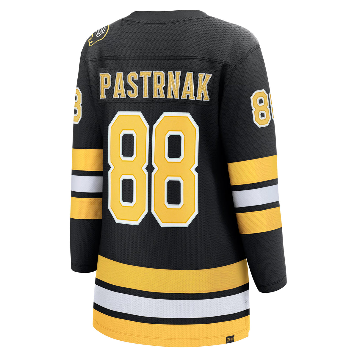 Women's Boston Bruins David Pastrnak Fanatics Black Home Breakaway Jersey