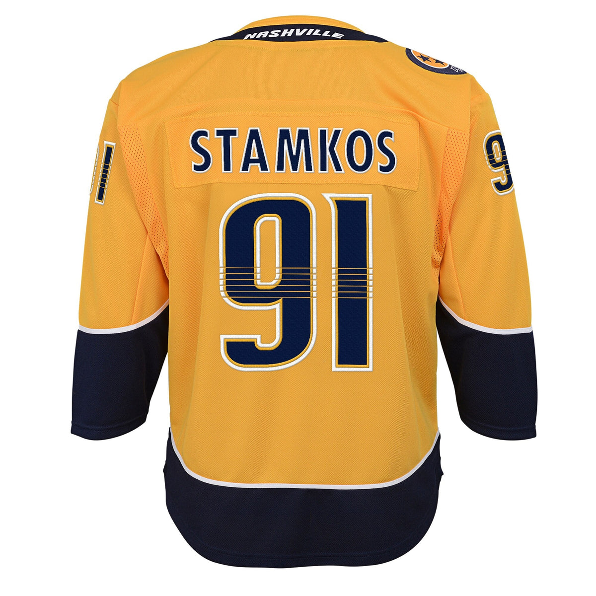Youth Nashville Predators Steven Stamkos Gold Home Premier Player Jersey