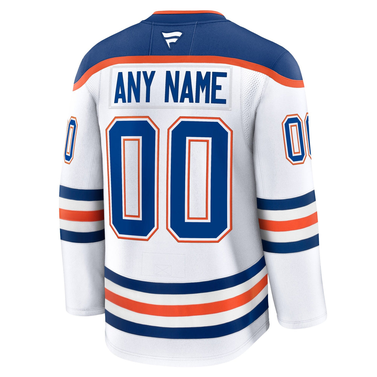 Men's Edmonton Oilers Fanatics White Away Premium Custom Jersey