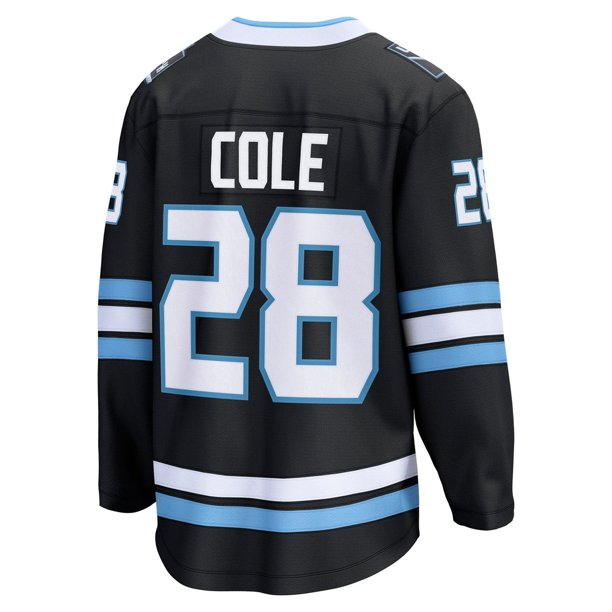 Men's Utah Mammoth Ian Cole Fanatics Black Home Breakaway Player Jersey