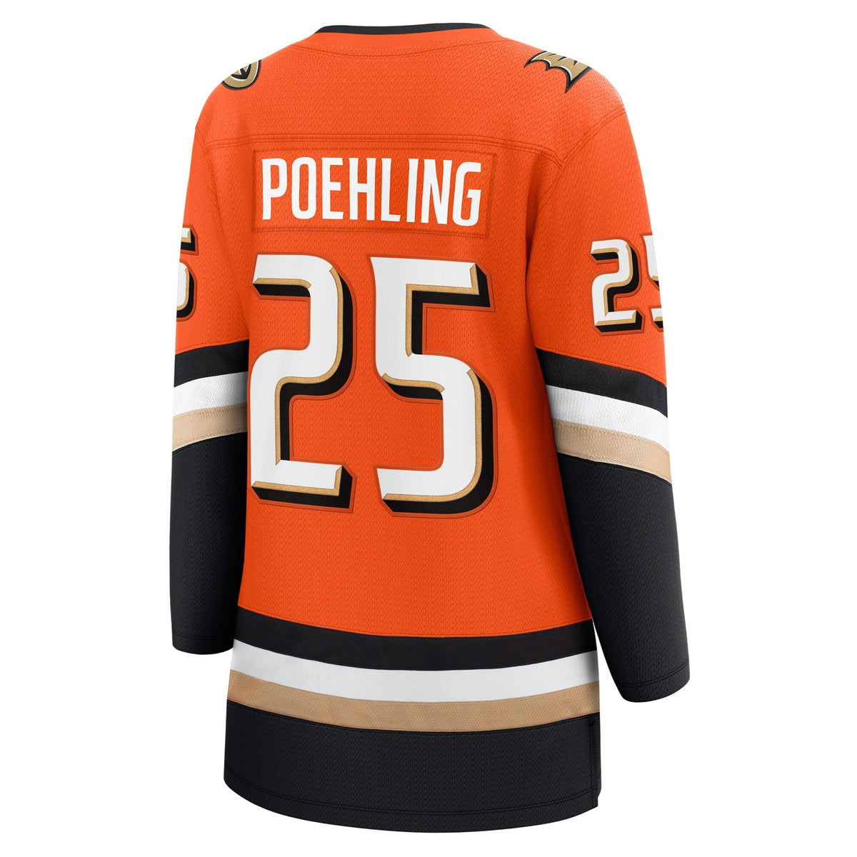 Women's Anaheim Ducks Ryan Poehling Fanatics Orange Home Breakaway Jersey