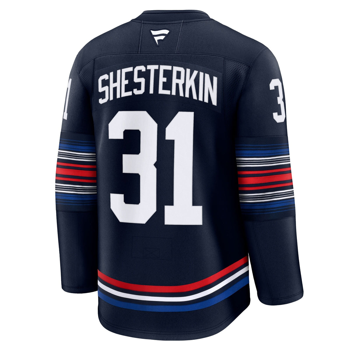 Men's New York Rangers Igor Shesterkin Fanatics Navy Alternate Premium Jersey