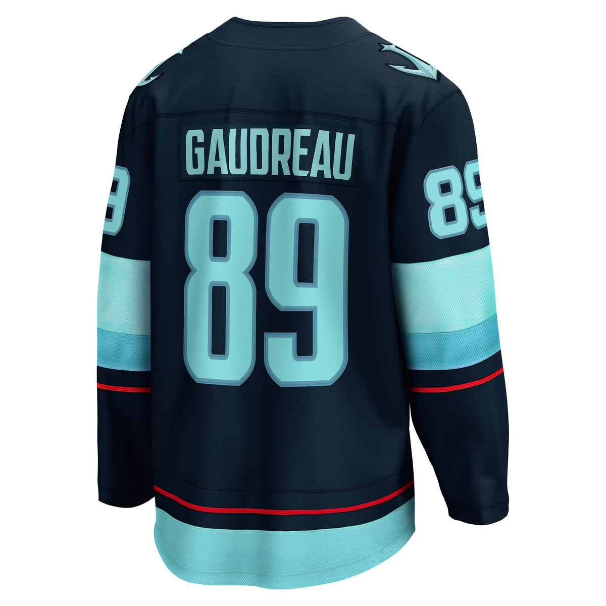 Men's Seattle Kraken Frederick Gaudreau Fanatics Deep Sea Blue Home Breakaway Jersey