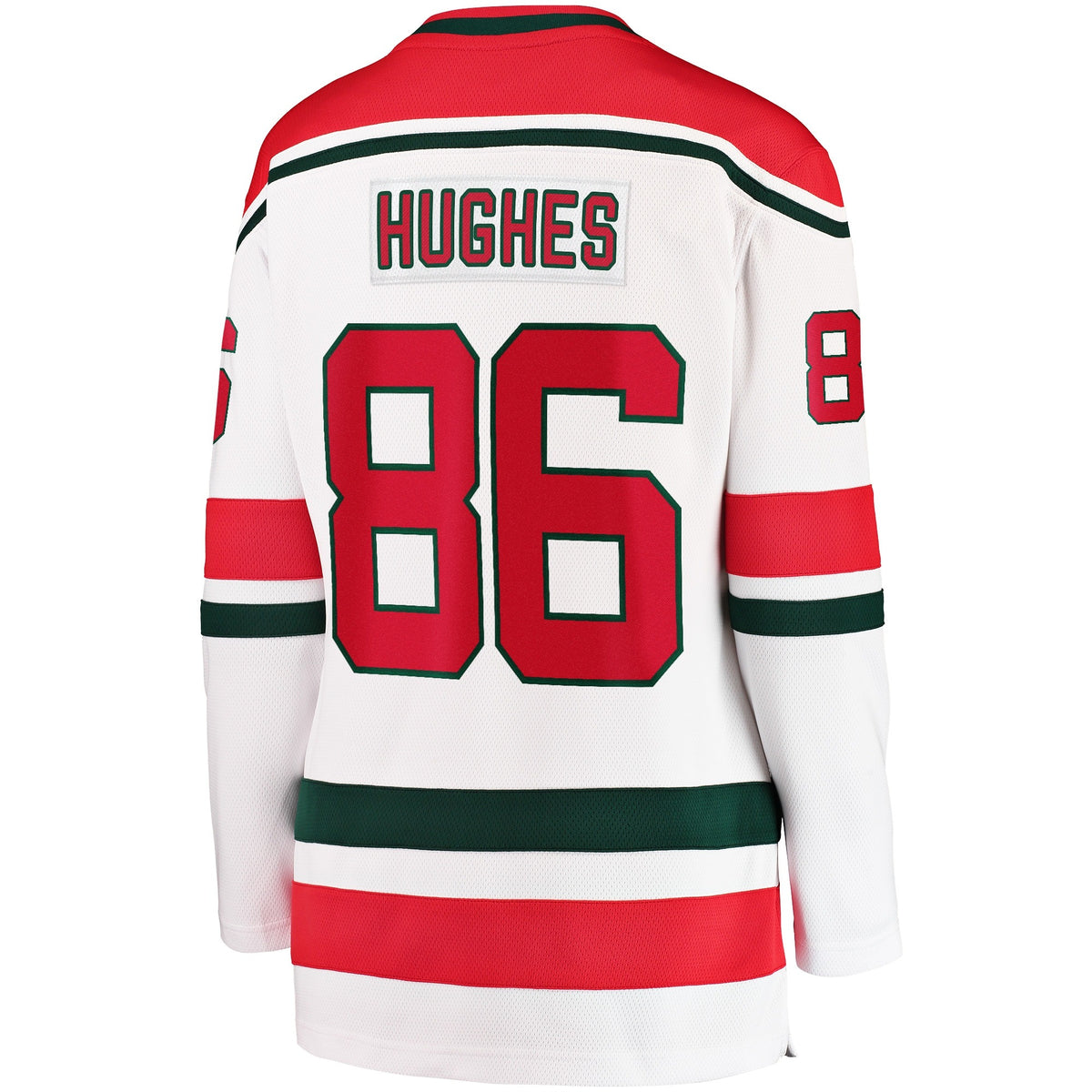 Women's New Jersey Devils Jack Hughes Fanatics White Alternate Breakaway Jersey