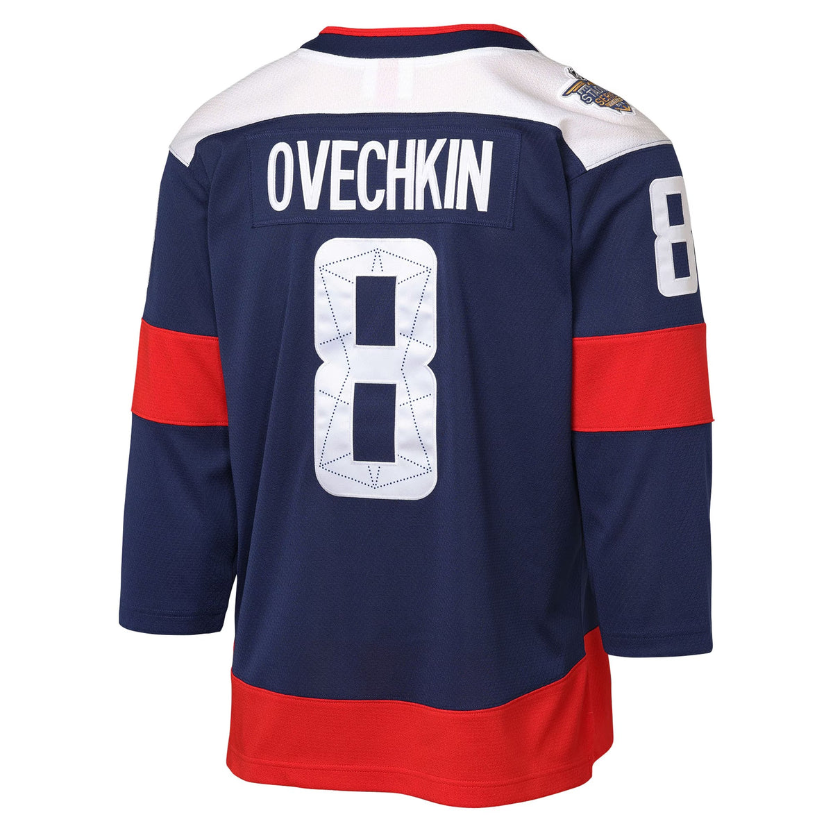 Youth Washington Capitals Alexander Ovechkin Mitchell & Ness Navy 2018 NHL Stadium Series Power Play 2.0 Player Jersey