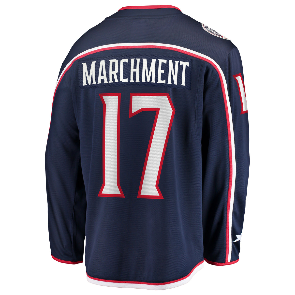 Men's Columbus Blue Jackets Mason Marchment Fanatics Navy Home Premier Breakaway Player Jersey