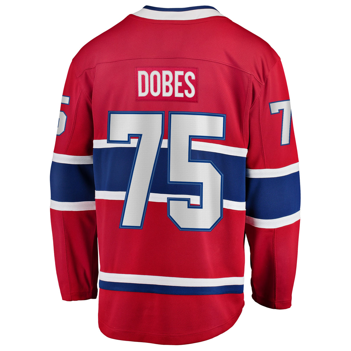 Men's Montreal Canadiens Jakub Dobes Fanatics Red Home Breakaway Jersey