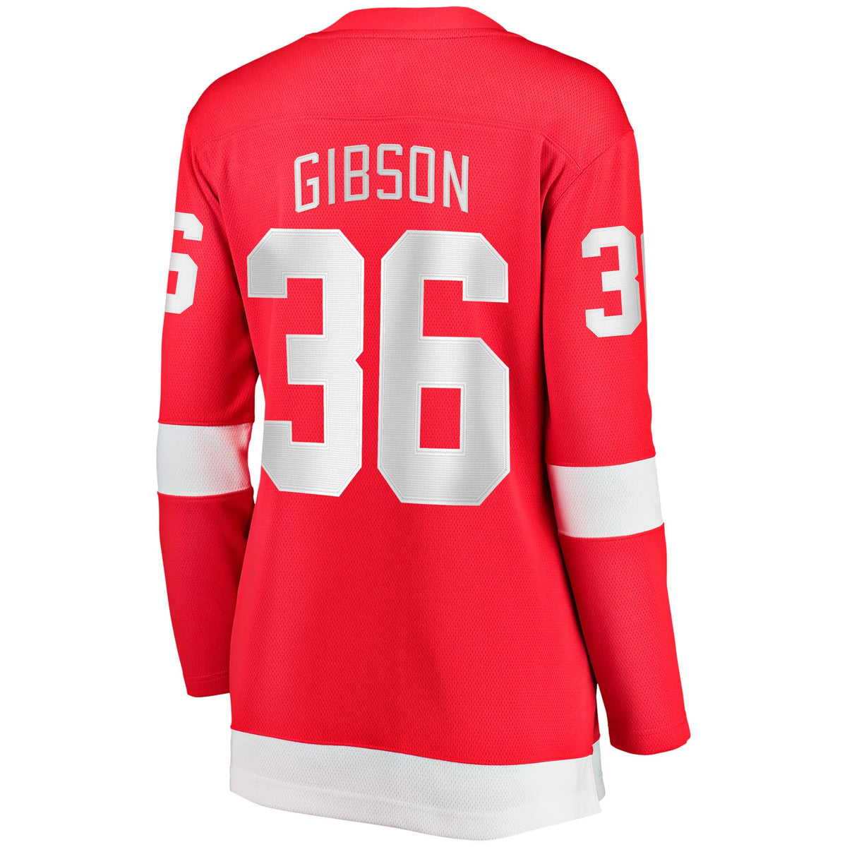Women's Detroit Red Wings John Gibson Fanatics Red Home Breakaway Jersey