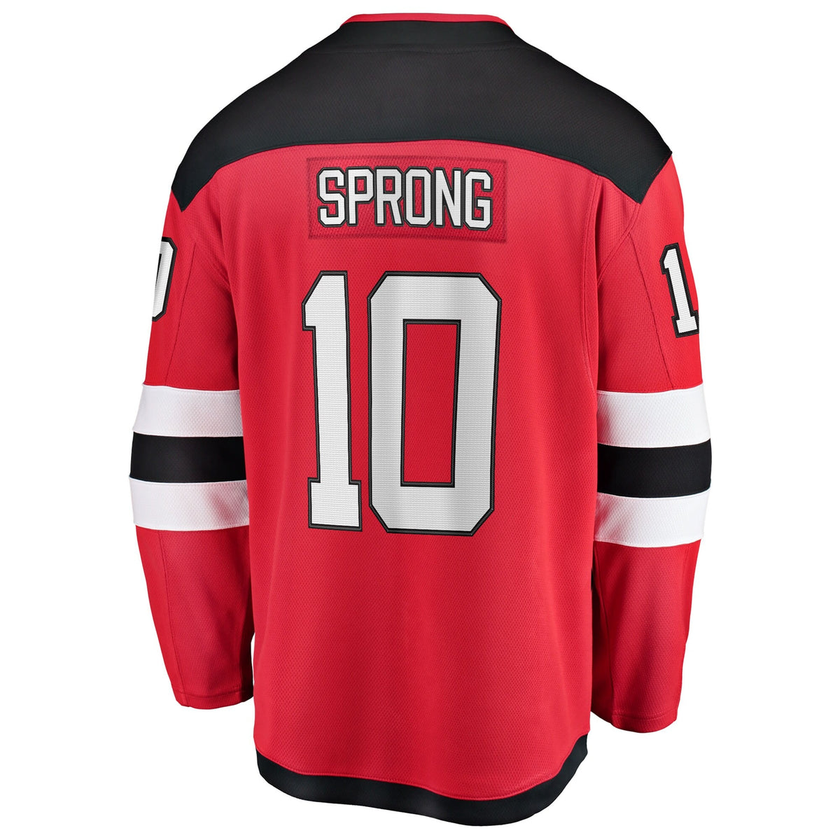 Men's New Jersey Devils Daniel Sprong Fanatics Red Home Breakaway Jersey