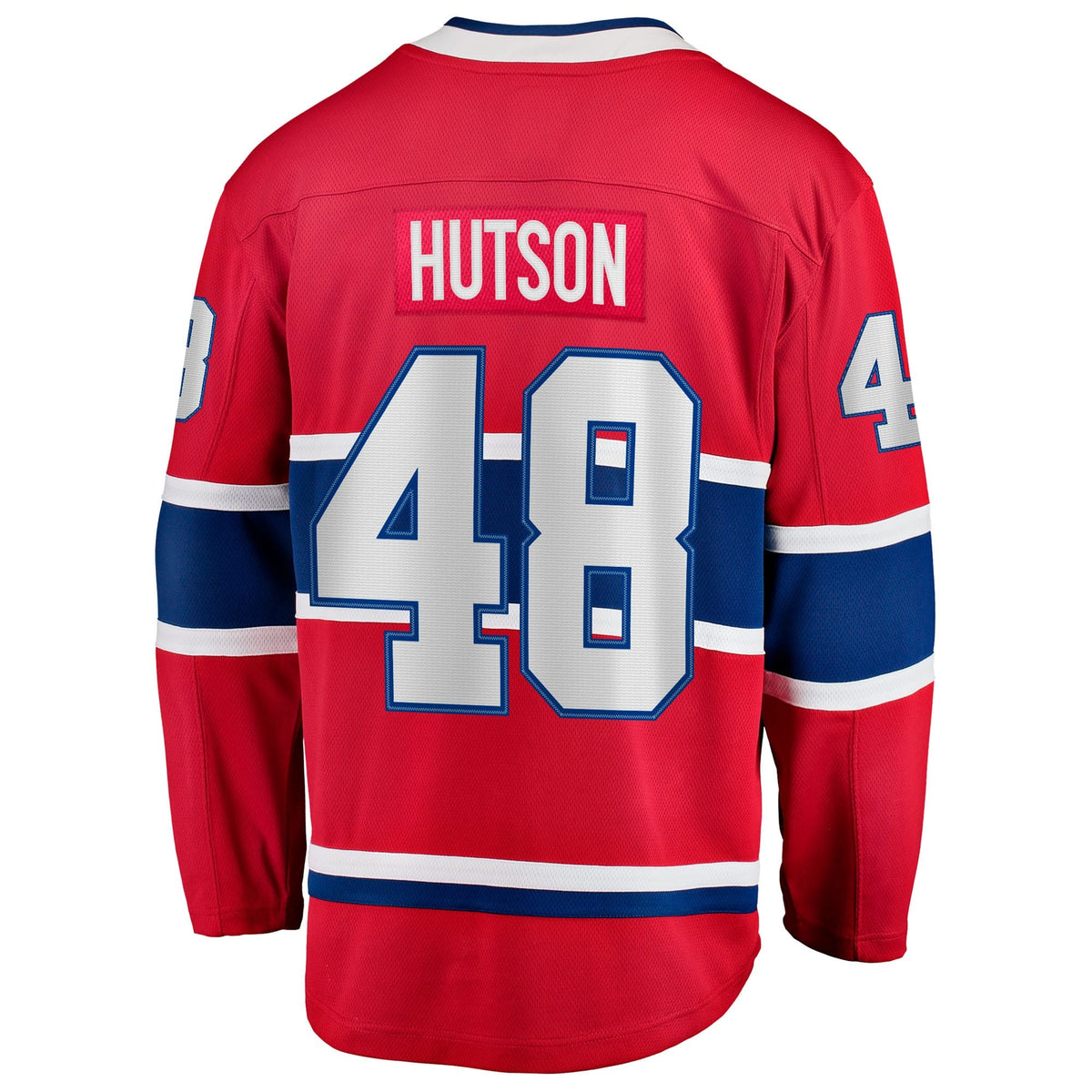 Men's Montreal Canadiens Lane Hutson Fanatics Red Home Breakaway Jersey