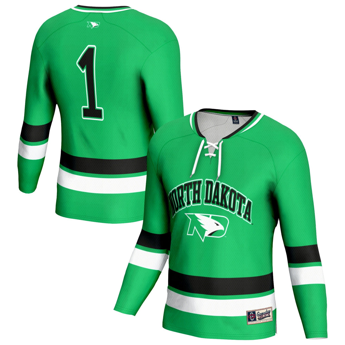 Youth Kelly Green North Dakota Lightweight Women's Hockey Team Fashion Jersey